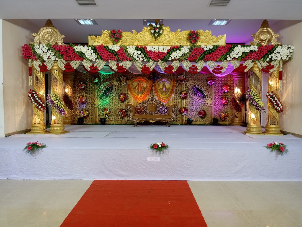 Grand Evening Reception Setup
