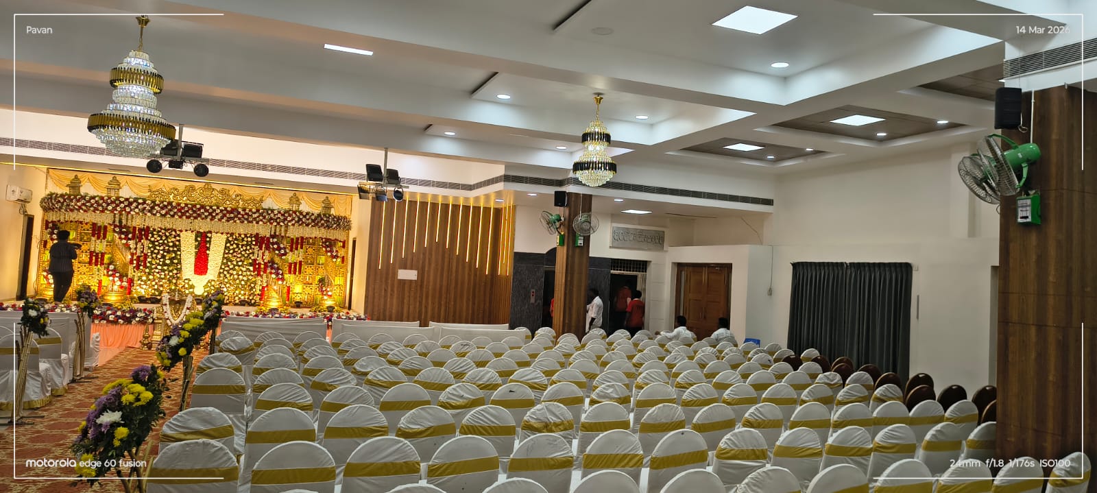 Panoramic Hall & Stage View